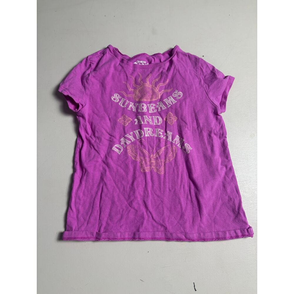 Girls Sz 6 Lot of 9 Shirts OshKosh Cat & Jack Justice Children’s Place Tees Tank - Picture 4 of 10